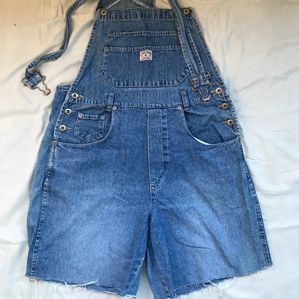 Vintage cutoff London London overalls.